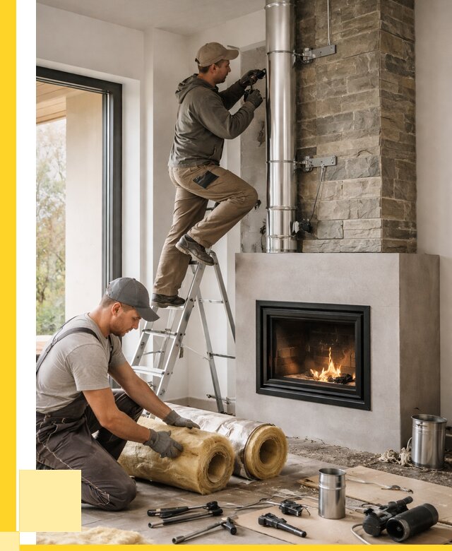 Монтаж дымоходов для каминов в Верхнем Уфалее от 15351 р. ЭриданВрф