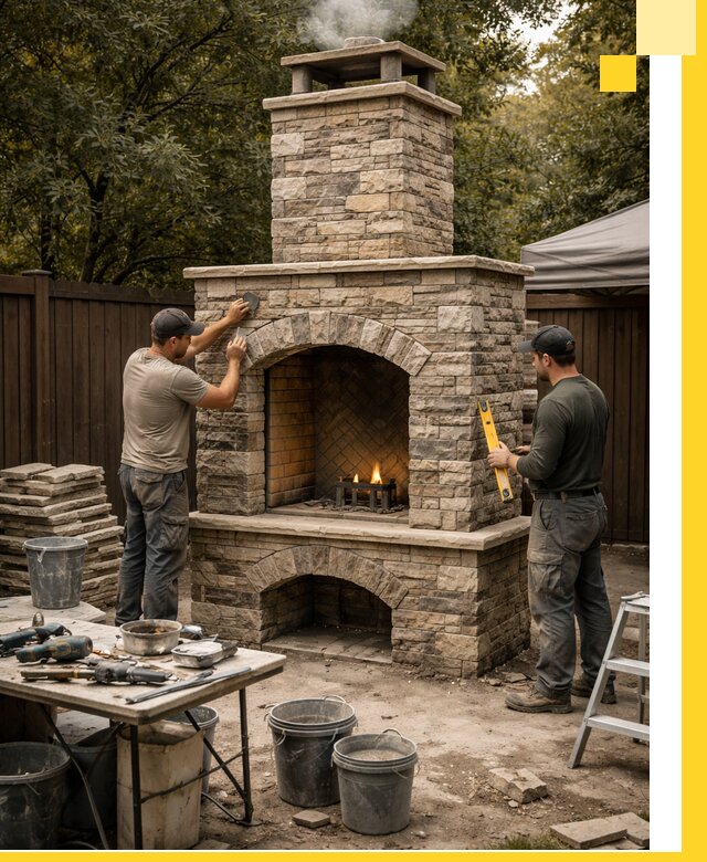 Проектирование и установка уличных каминов в Верхнем Уфалее