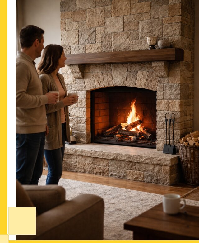 Каменные камины на заказ в Верхнем Уфалее от 184212 р. | ЭриданВрф