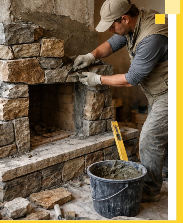 Изготовление и установка каменных каминов под ключ в Верхнем Уфалее