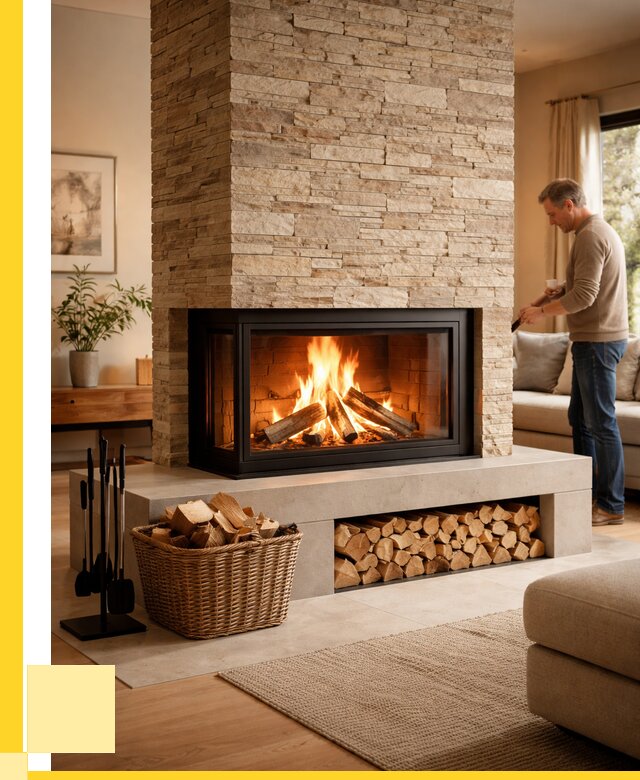 Дровяной камин под ключ в Верхнем Уфалее от 204680 р. | ЭриданВрф