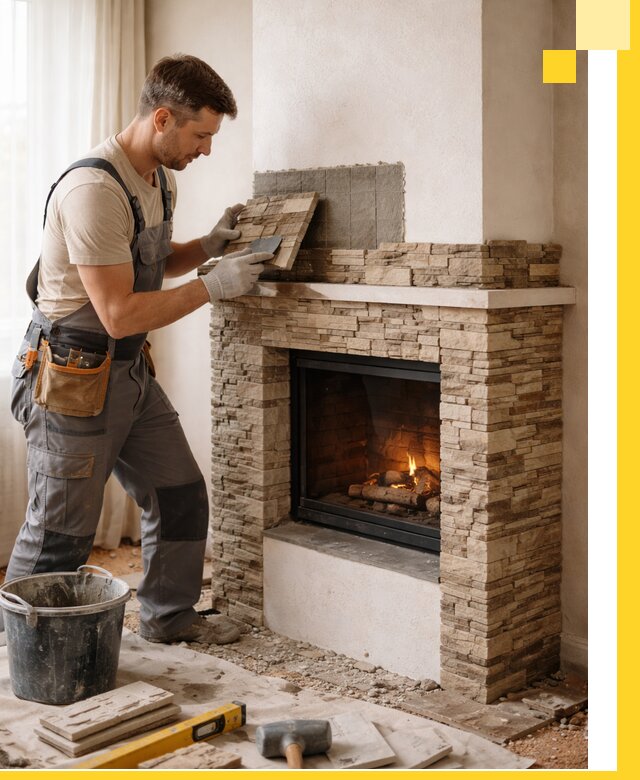 Изготовление и монтаж каминов для дома под ключ в Верхнем Уфалее