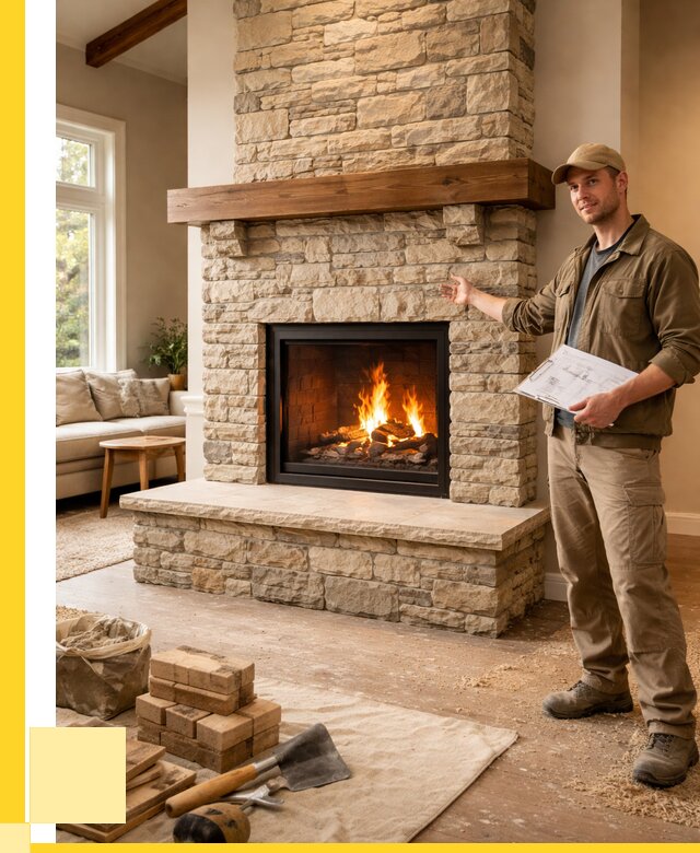 Камины под ключ в Верхнем Уфалее от 184212 р. | ЭриданВрф — установка