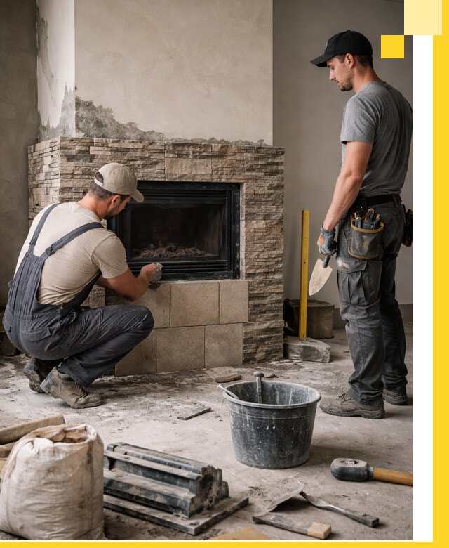 Камины под ключ в Верхнем Уфалее: проект, изготовление и монтаж