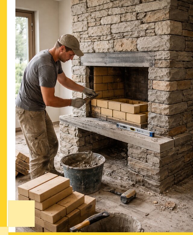 Кладка каминов и камина в Верхнем Уфалее от 25585 р. ЭриданВрф