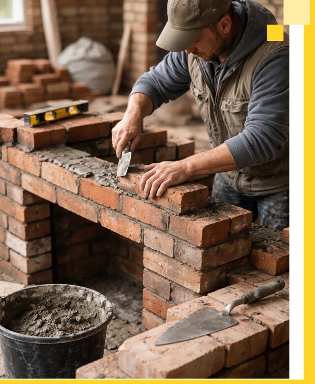 Кладка каминов под ключ в Верхнем Уфалее профессиональная отделка и монтаж