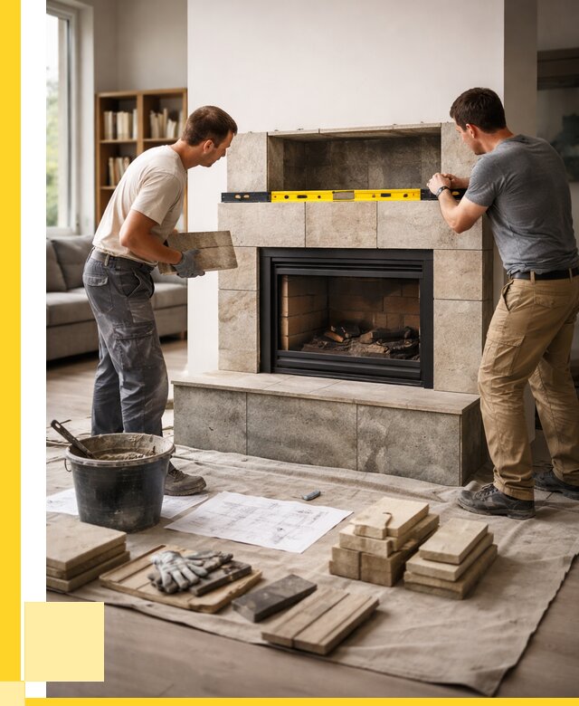 Монтаж каминов и установка в Верхнем Уфалее от 46053 р. | ЭриданВрф