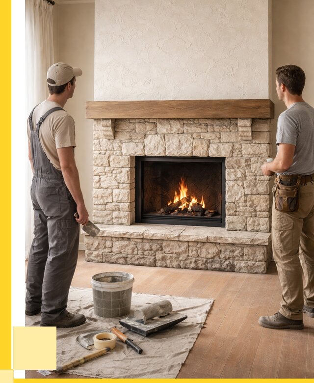 Отделка каминов в Верхнем Уфалее от 6652 р. под ключ | ЭриданВрф