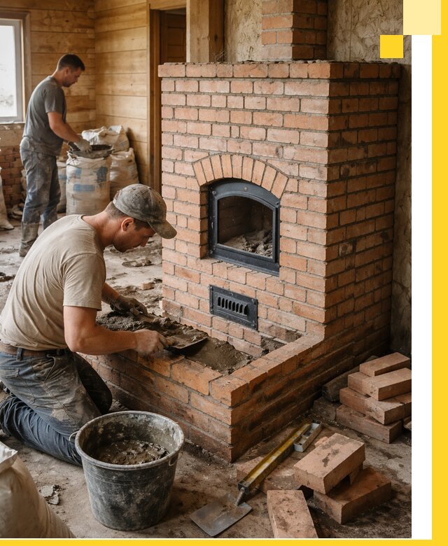 Профессиональное строительство печей в Верхнем Уфалее под ключ