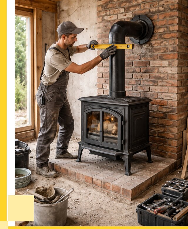 Монтаж печей установка банной печи в Верхнем Уфалее от 15351 р. | ЭриданВрф