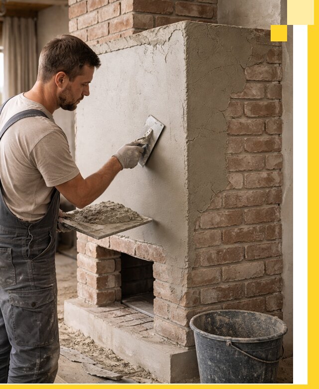 Отделка печей и облицовка каминов в Верхнем Уфалее под ключ