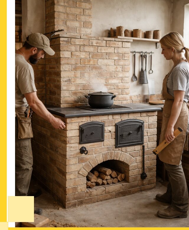 Варочно отопительные печи в Верхнем Уфалее от 92106 р. | ЭриданВрф