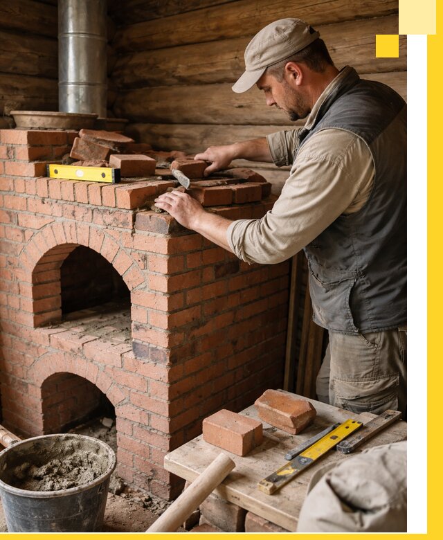 Изготовление и установка русских печей в Верхнем Уфалее под ключ