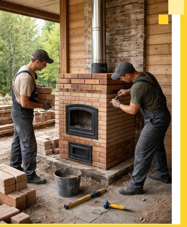 Производство и установка дачных печей под ключ в Верхнем Уфалее