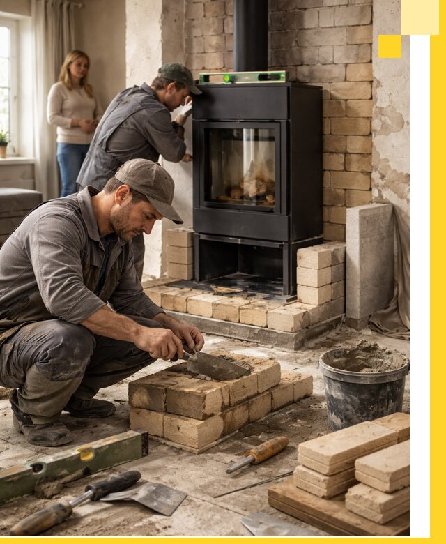 Печи и камины под ключ: проект, установка в Верхнем Уфалее