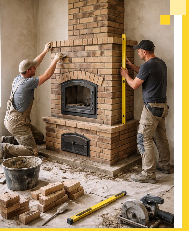 Продажа и установка печей и каминов для дома под ключ в Верхнем Уфалее