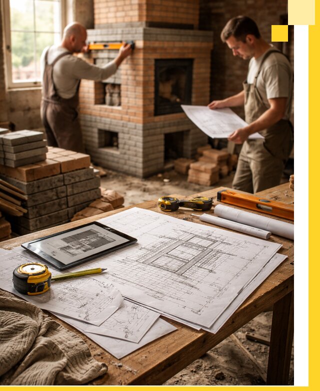 Проекты печей и каминов с индивидуальным дизайном в Верхнем Уфалее