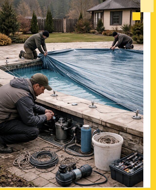 Консервация бассейнов в Верхнем Уфалее: подготовка к длительному хранению