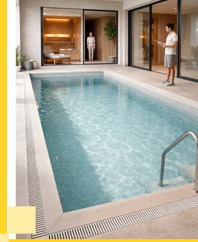 Отделка бассейна пленкой ПВХ в Верхнем Уфалее от 3582 р. - ЭриданВрф