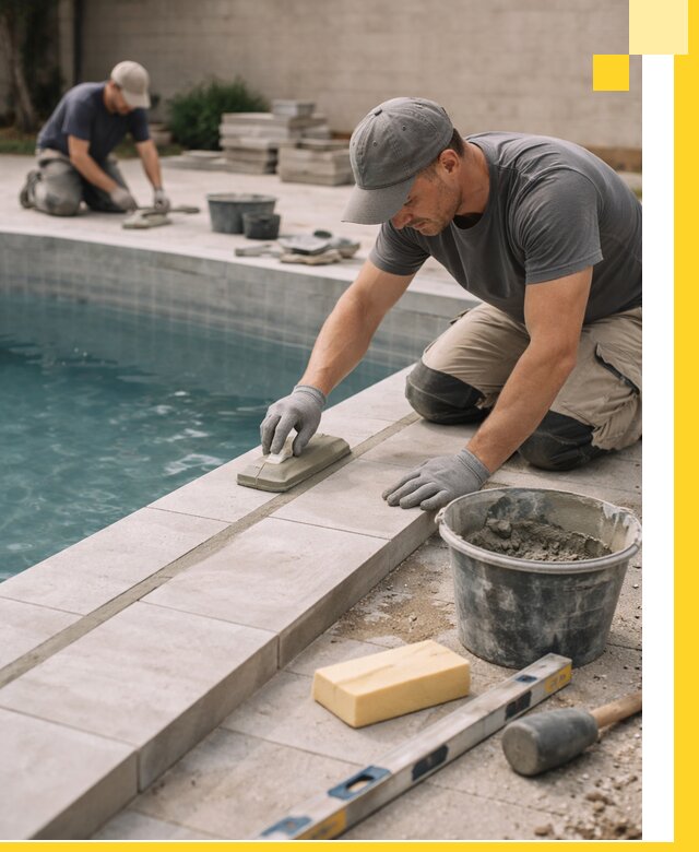 Отделка бассейнов в Верхнем Уфалее: декоративная отделка и гидроизоляция