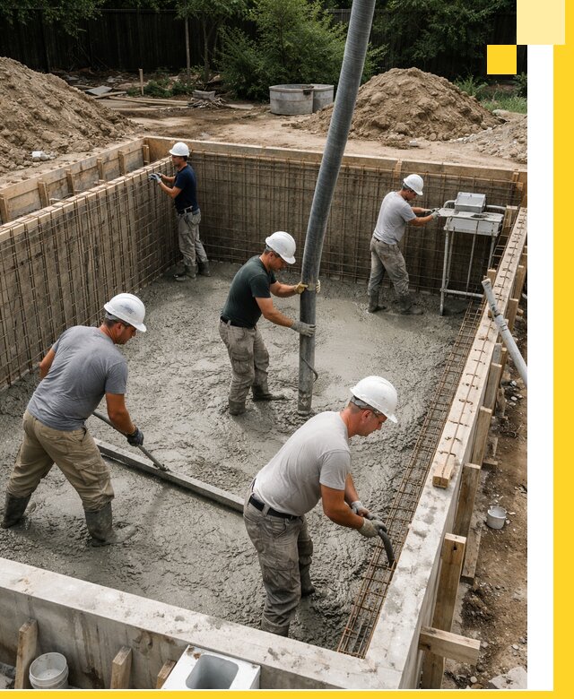 Строительство бетонных бассейнов под ключ в Верхнем Уфалее