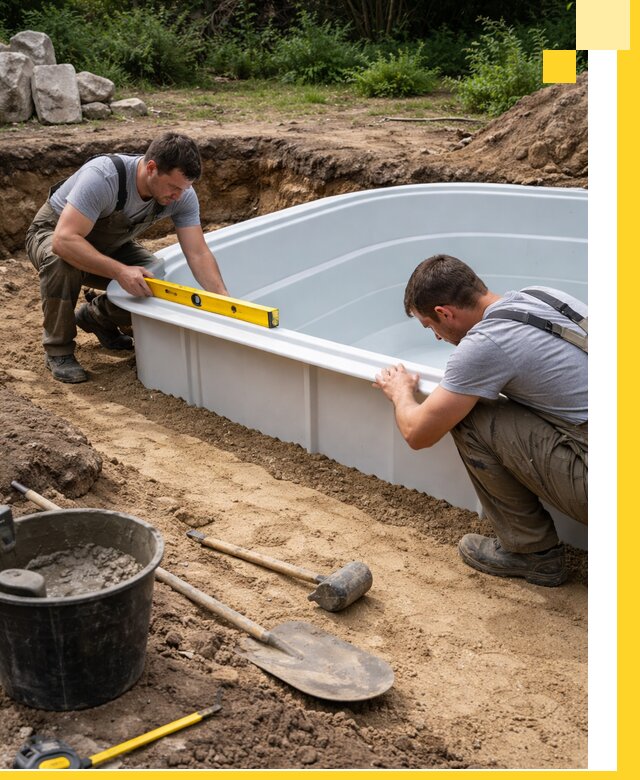Производство и установка пластиковых бассейнов в Верхнем Уфалее под ключ