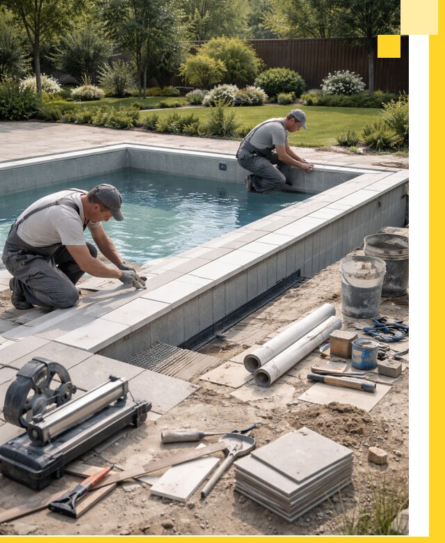 Строительство открытых бассейнов под ключ в Верхнем Уфалее профессионально