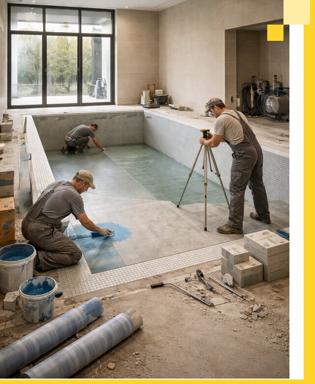 Проект и строительство закрытых бассейнов в Верхнем Уфалее под ключ