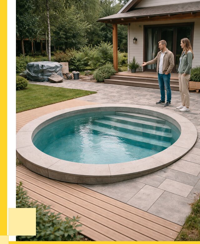 Бассейн на даче под ключ в Верхнем Уфалее от 204680 р., ЭриданВрф