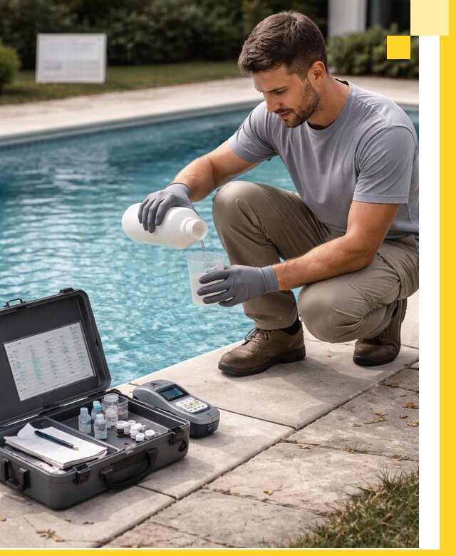 Профессиональная дезинфекция воды в бассейне в Верхнем Уфалее