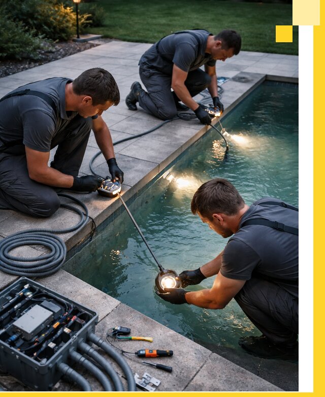 Профессиональное освещение бассейнов в Верхнем Уфалее: дизайн и монтаж