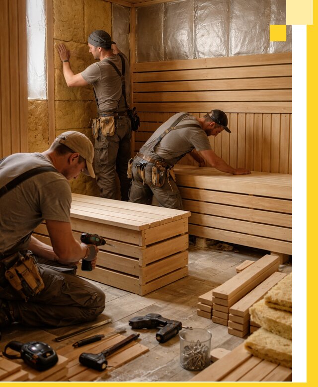 Профессиональное строительство саун под ключ в Верхнем Уфалее