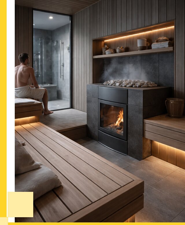 Проект сауны в частном доме в Верхнем Уфалее от 35819 р. | ЭриданВрф