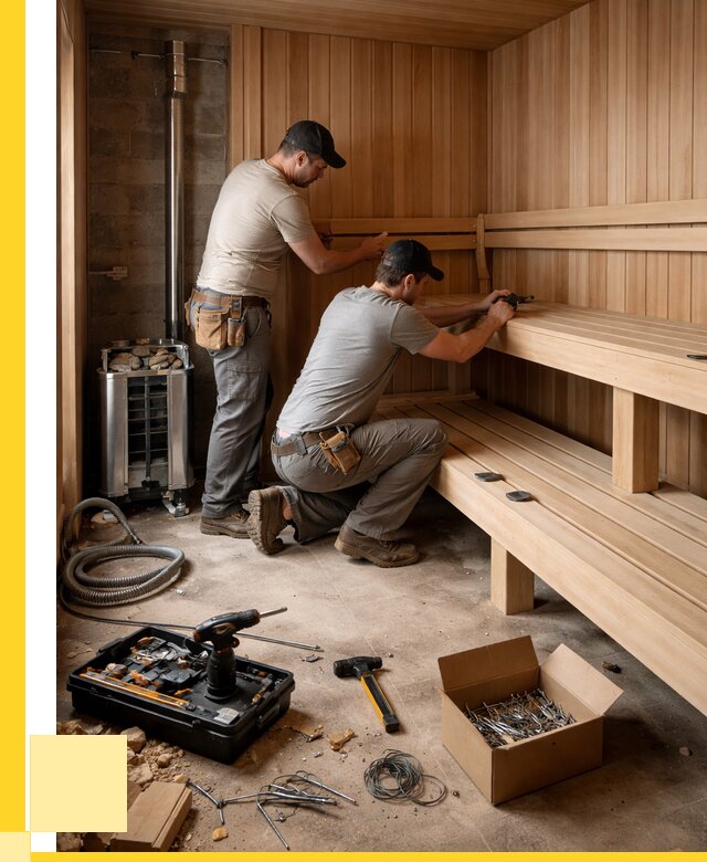 Монтаж саун под ключ в Верхнем Уфалее от 122808 р. | ЭриданВрф