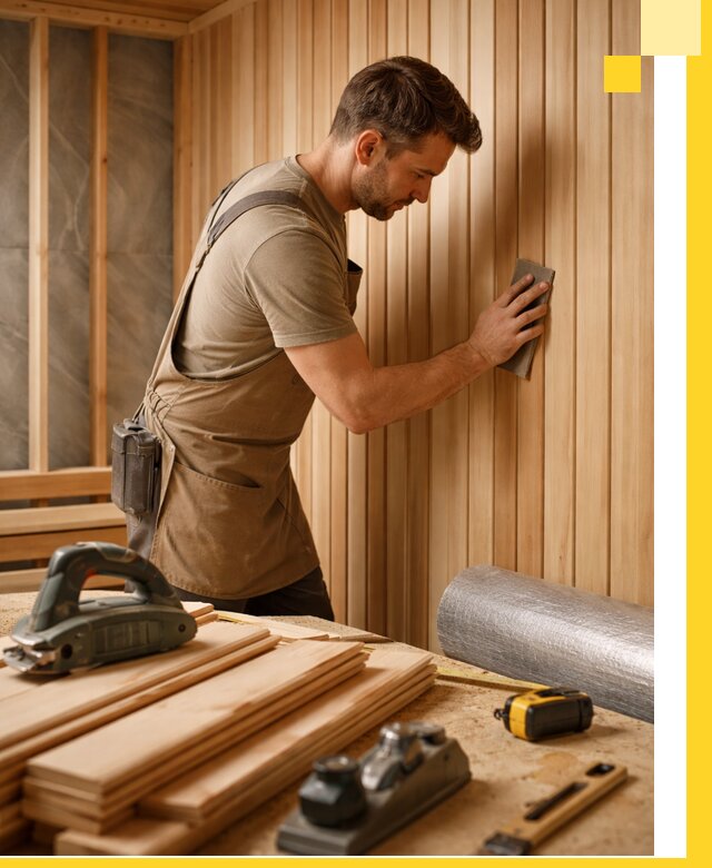 Профессиональная отделка саун и парных под ключ в Верхнем Уфалее