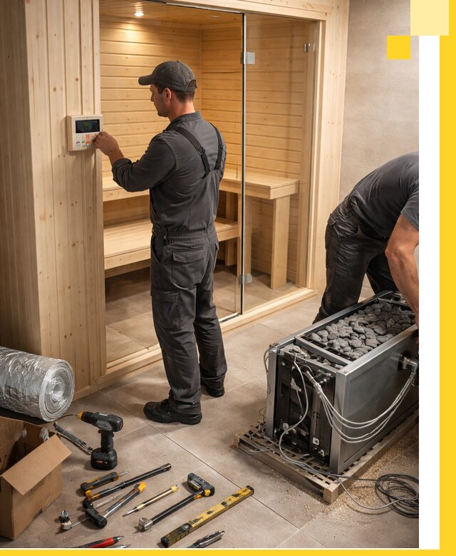 Поставка, установка и монтаж электрических саун в Верхнем Уфалее