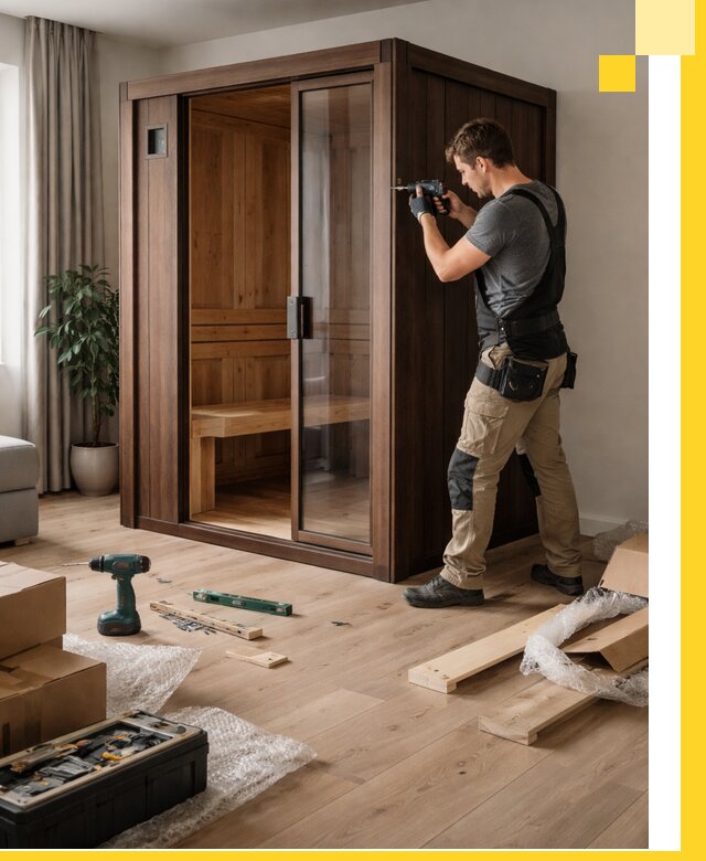 Установка и производство мини саун под ключ в Верхнем Уфалее