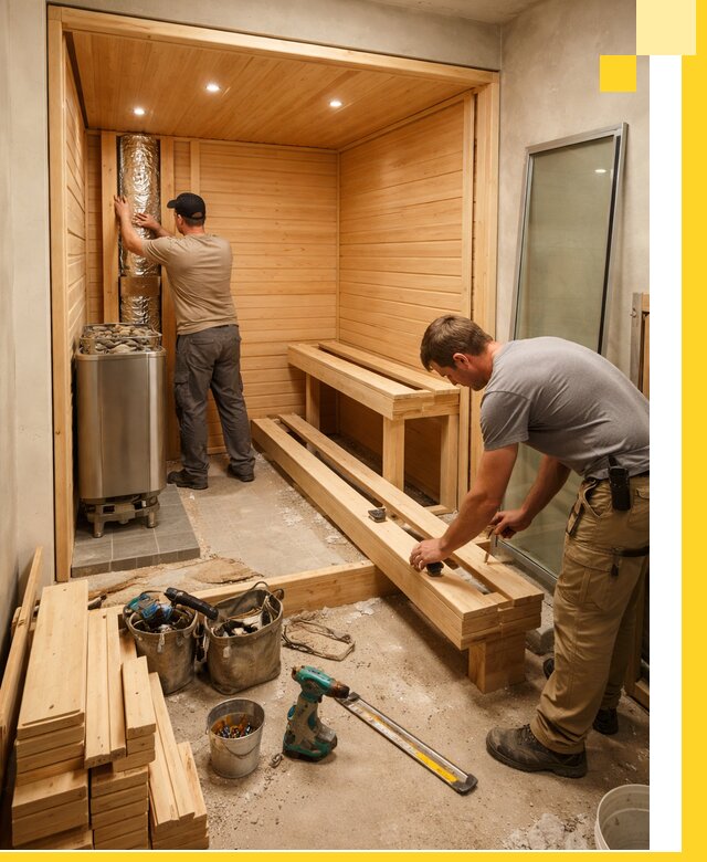 Проектирование и установка домашних саун под ключ в Верхнем Уфалее