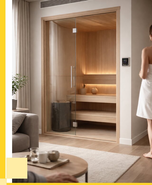 Сауна в квартире под ключ в Верхнем Уфалее от 122808 р. ЭриданВрф