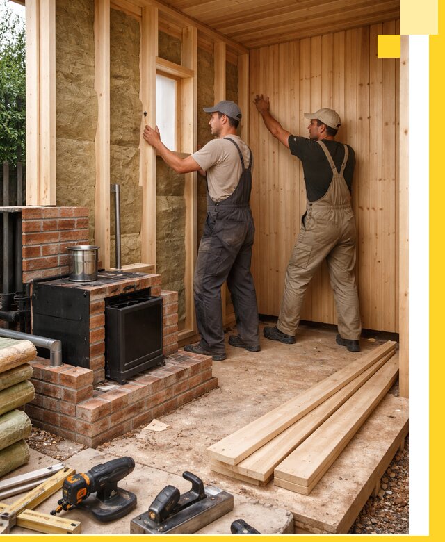 Строительство и установка дачных саун под ключ в Верхнем Уфалее