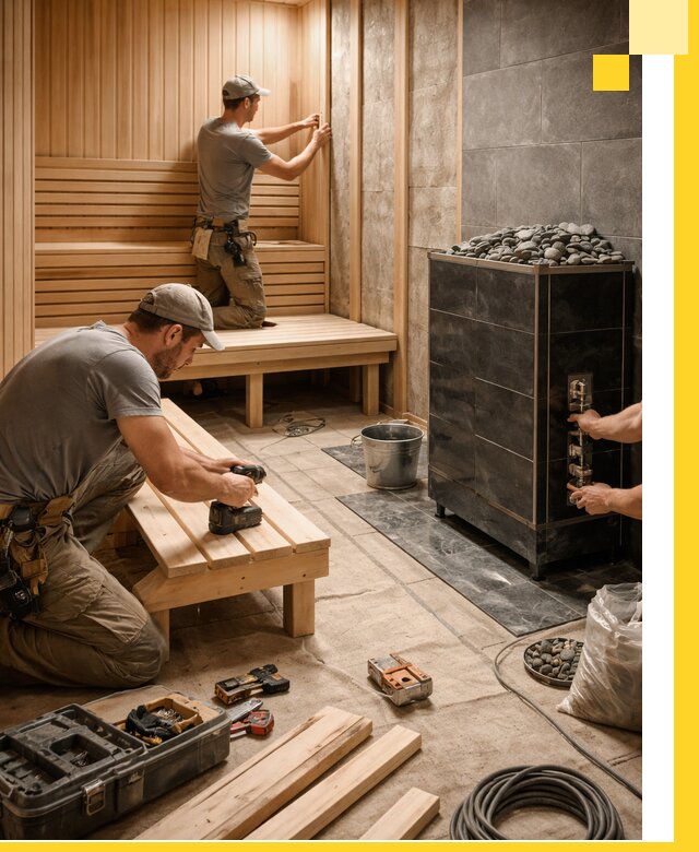 Дизайн и строительство интерьерных саун под ключ в Верхнем Уфалее