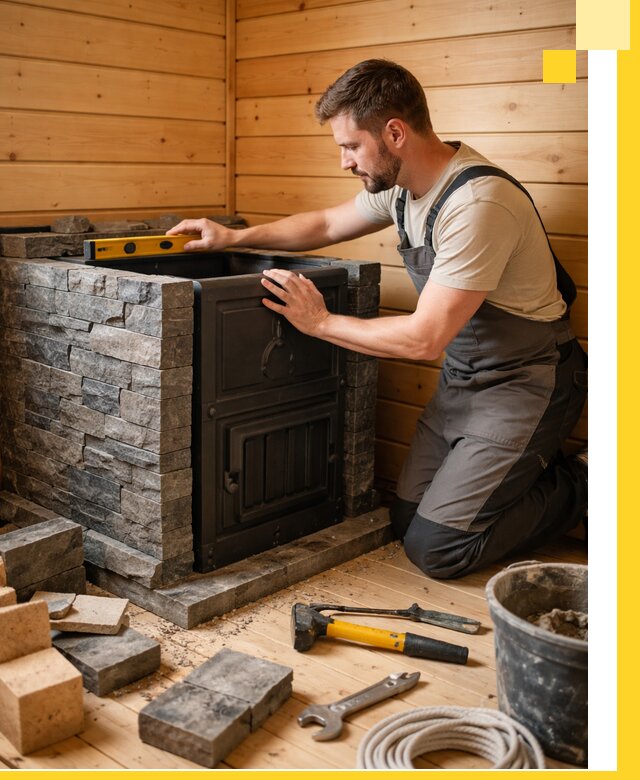 Производство и установка печей для саун под ключ в Верхнем Уфалее