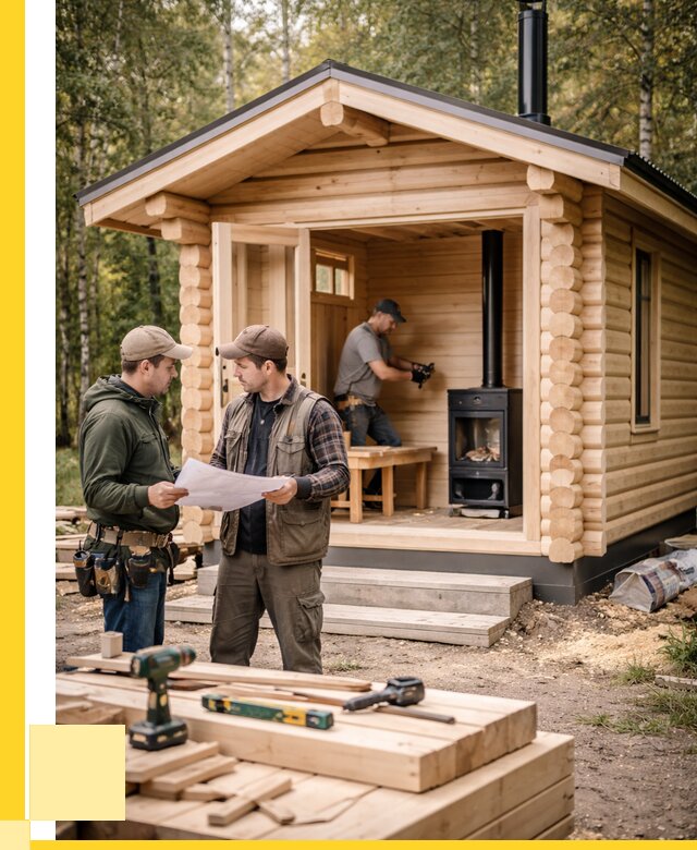 Монтаж бань под ключ в Верхнем Уфалее — от 204680 р. | ЭриданВрф