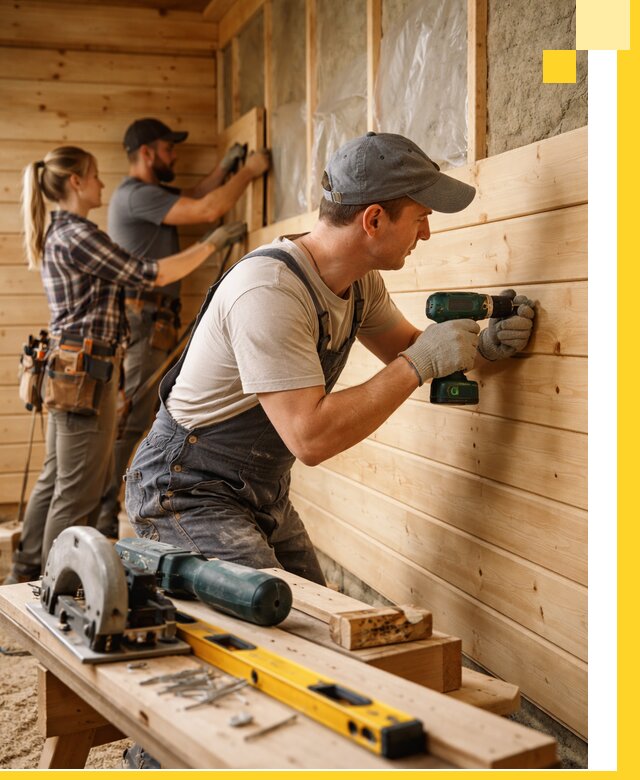 Обшивка бань под ключ в Верхнем Уфалее: отделка стен и потолков