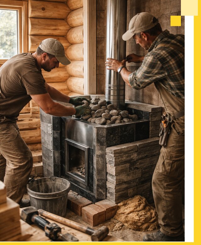 Строительство и отделка русских бань под ключ в Верхнем Уфалее