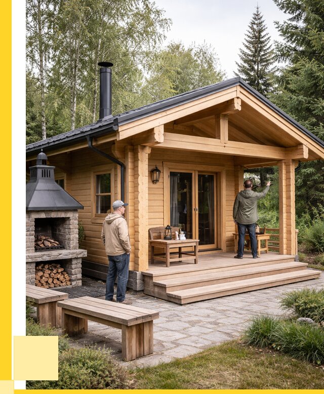 Деревянные бани под ключ в Верхнем Уфалее от 460530 р. | ЭриданВрф