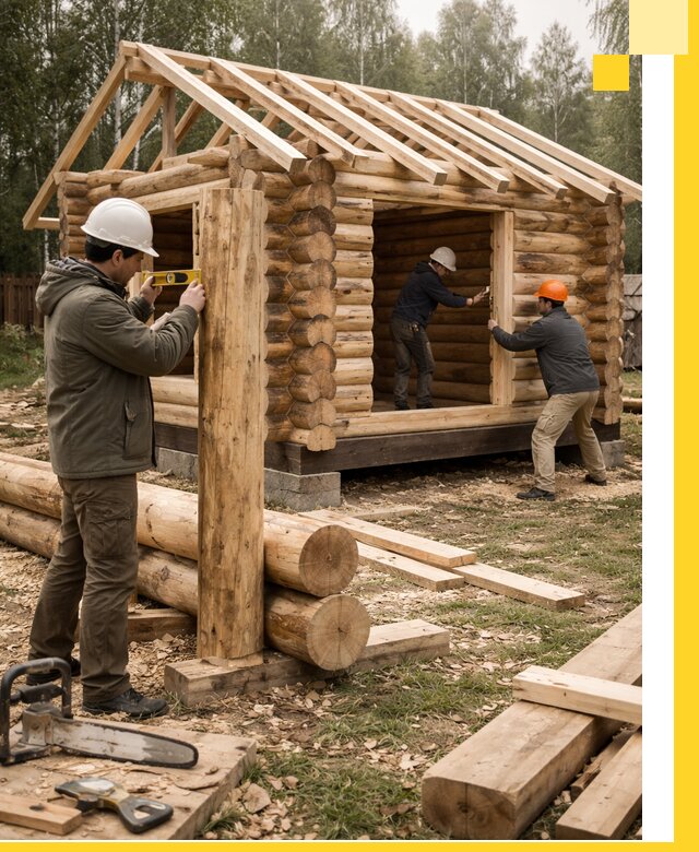 Строительство бань для дачи под ключ в Верхнем Уфалее с доставкой и монтажом