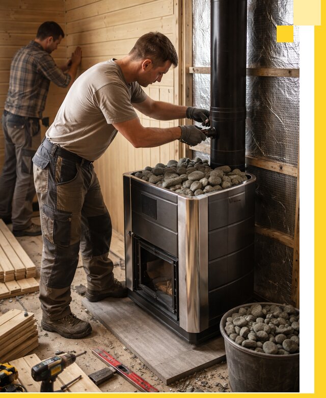 Проектирование и строительство парилок для бани в Верхнем Уфалее под ключ