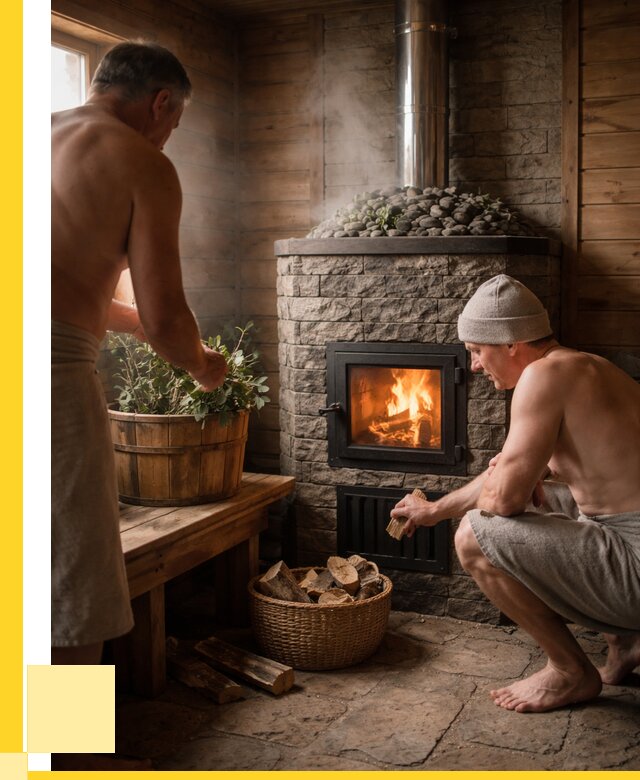 Банные печи под ключ в Верхнем Уфалее от 46053 р. | ЭриданВрф кирпичная