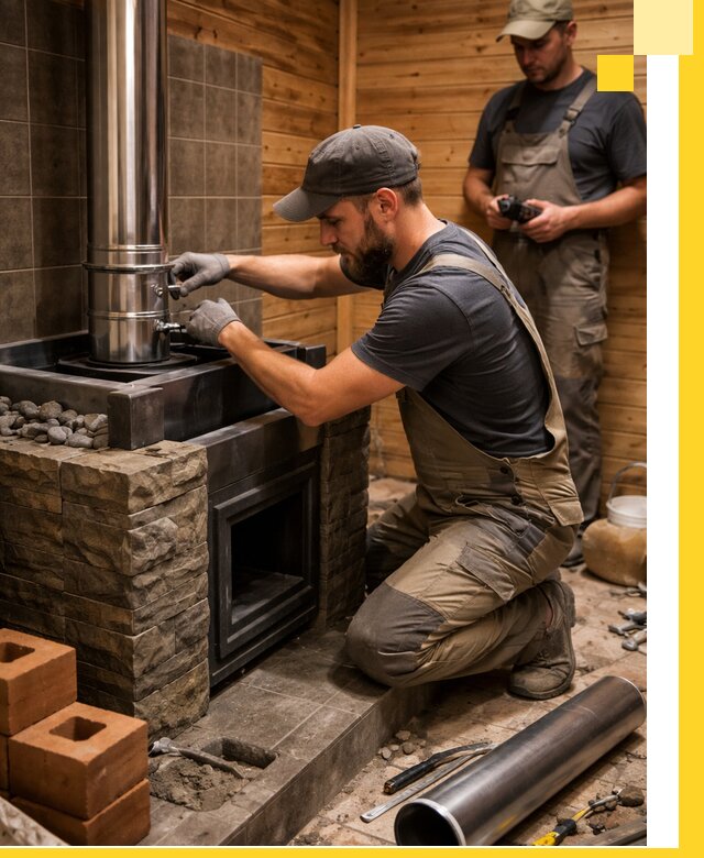 Изготовление и установка банных печей под ключ в Верхнем Уфалее